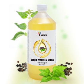 Body massage oil Verana Black Pepper and Nettle