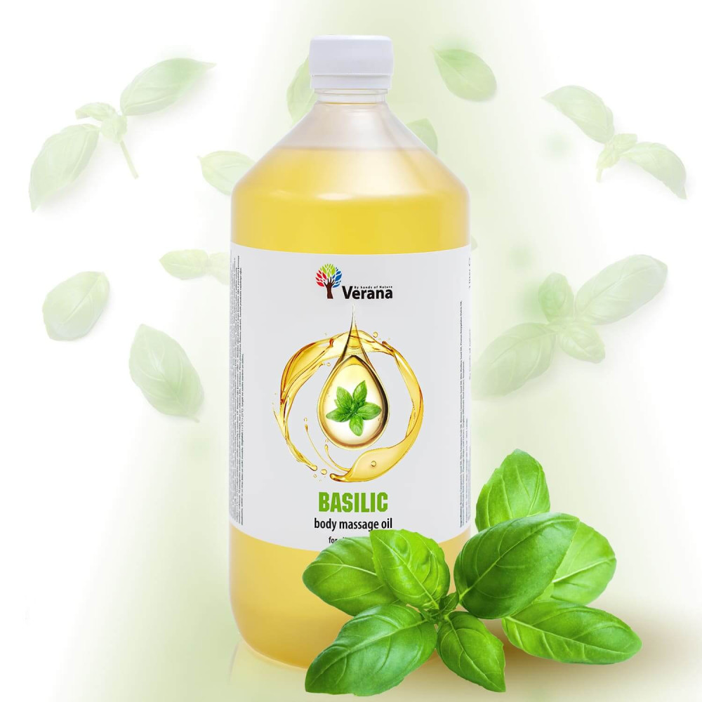 Body massage oil Verana Basilic