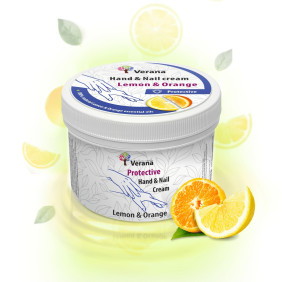 Protective hand and nail cream Verana Lemon and Sweet Orange