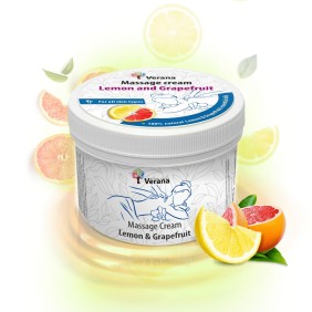 Massage cream Verana Lemon and Grapefruit Massage cream Verana Lemon and Grapefruit