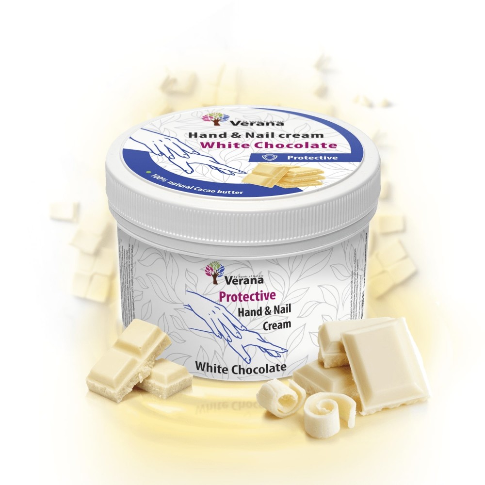 Защитный крем для рук и ногтей Verana Белый Шоколад Защитный крем для рук и ногтей Verana Белый Шоколад