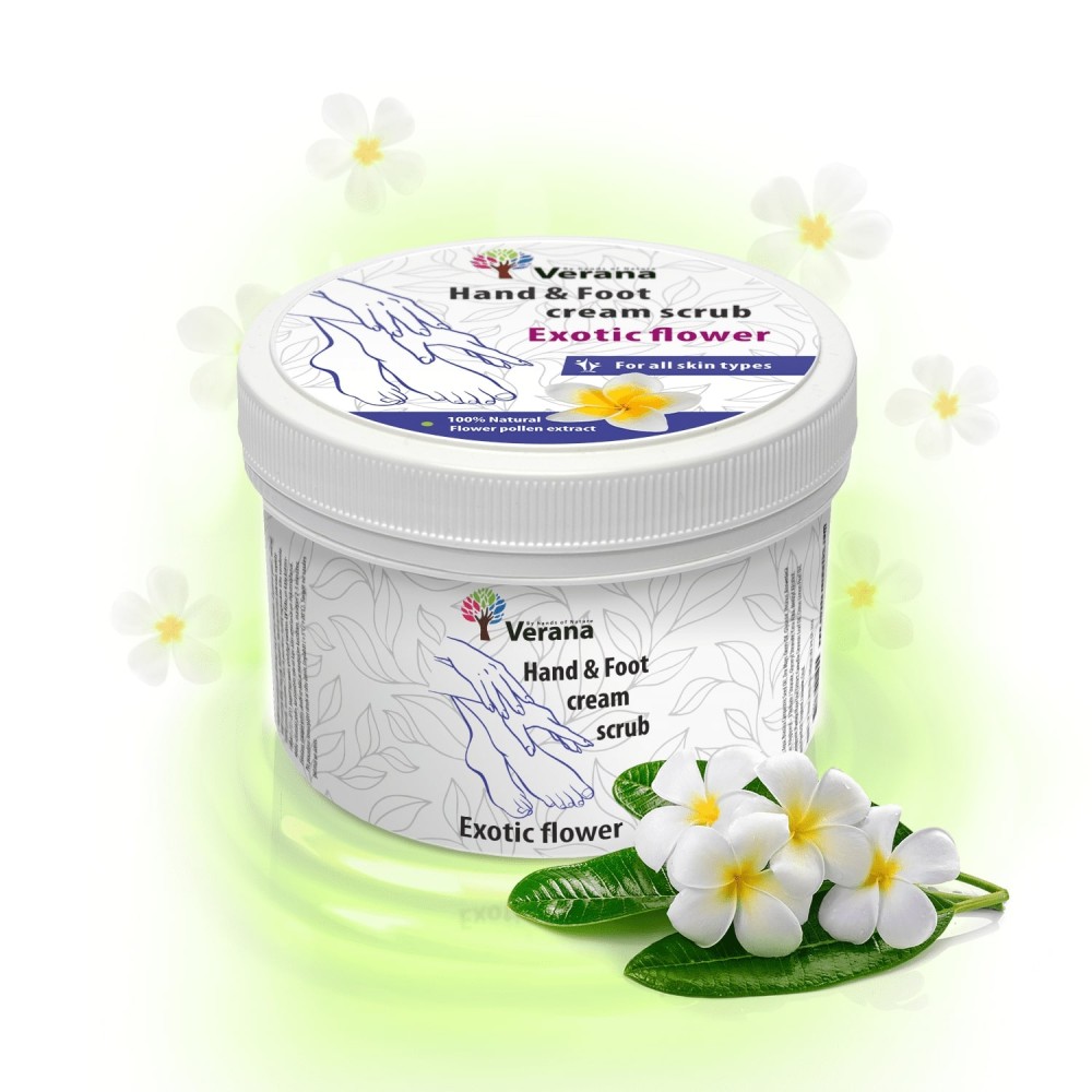 Hand & Foot cream scrub Verana Exotic flower Hand & Foot cream scrub Verana Exotic flower