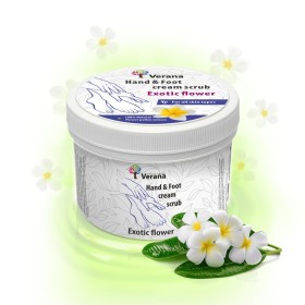 Hand & Foot cream scrub  Verana Exotic flower