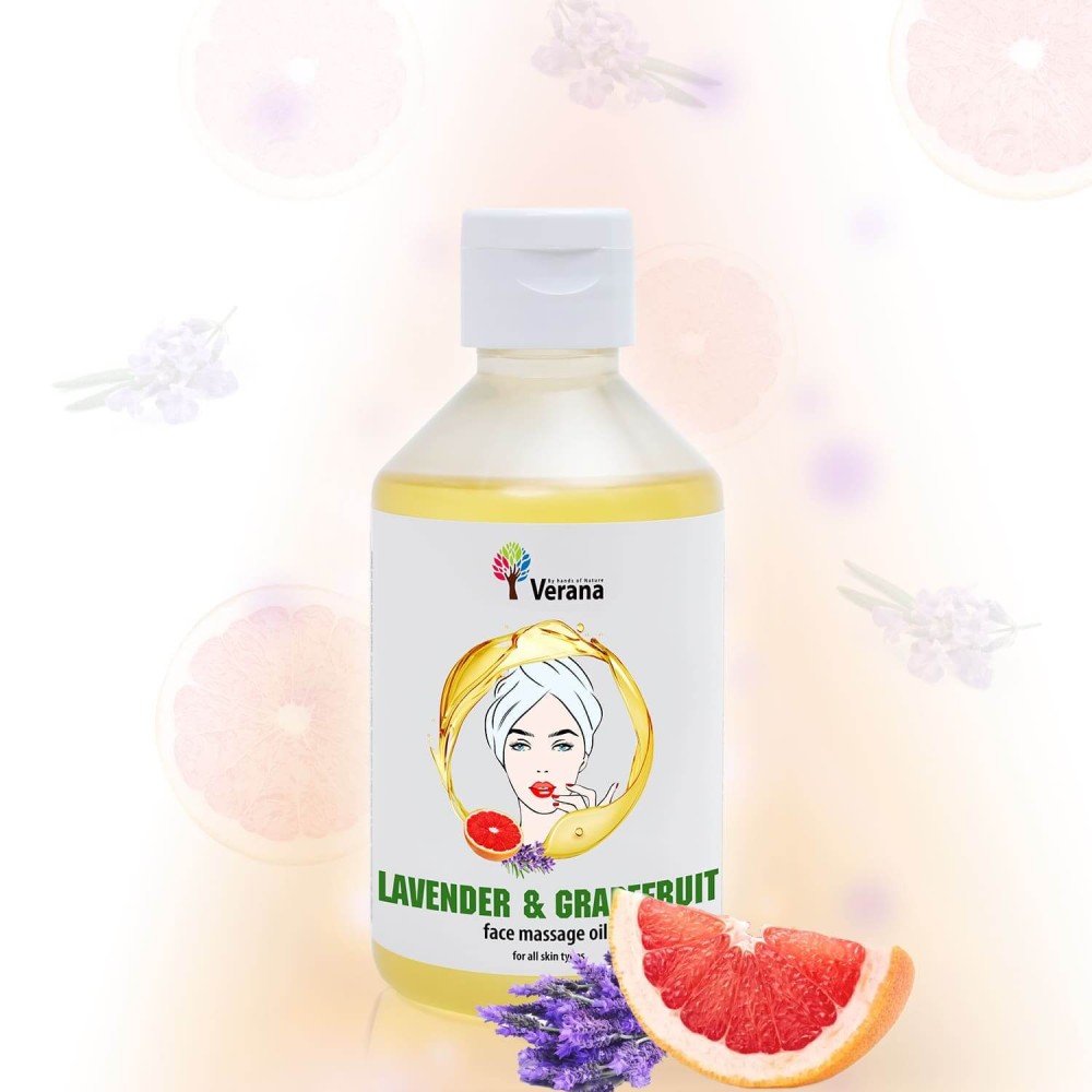 Face massage oil Verana Lavender and Grapefruit
